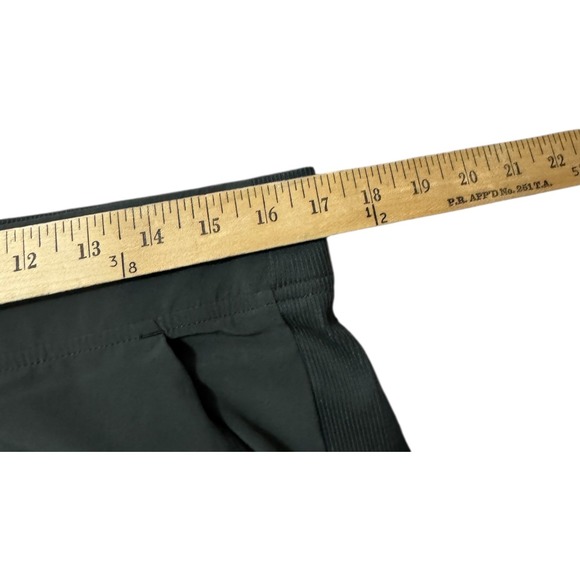 Athleta Brooklyn Ankle Pants Women's Size 14 Olive Green Straight‎ Leg Stretch - Picture 4 of 8